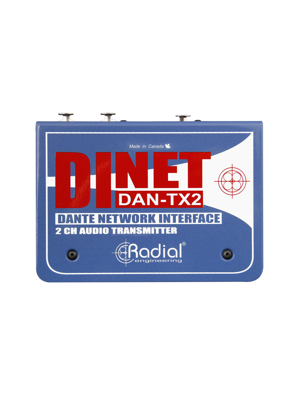 Radial DiNet DAN-TX2 Dante Stereo Network Transmitter