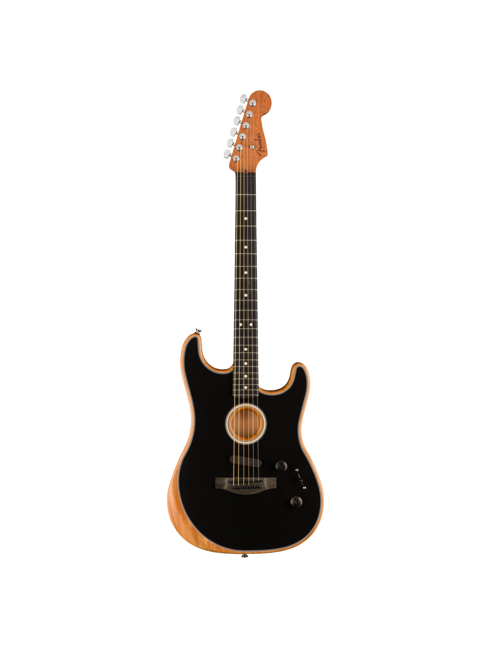 Fender American Acoustasonic Stratocaster - Black w/ Ebony FB