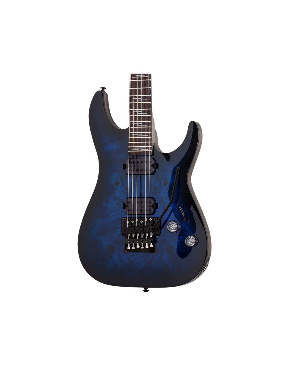 Schecter Omen Elite-6 FR Electric Guitar - See Thru Blue Burst - Open Box