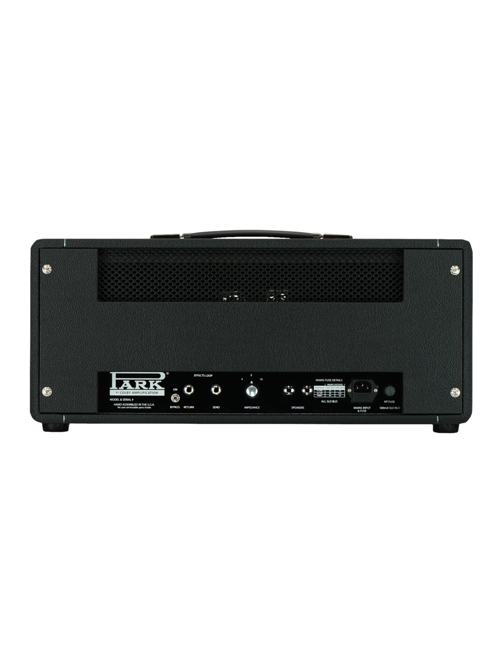 Park Custom P50RH Rock Head Handwired 50W Guitar Amplifier Head - Black