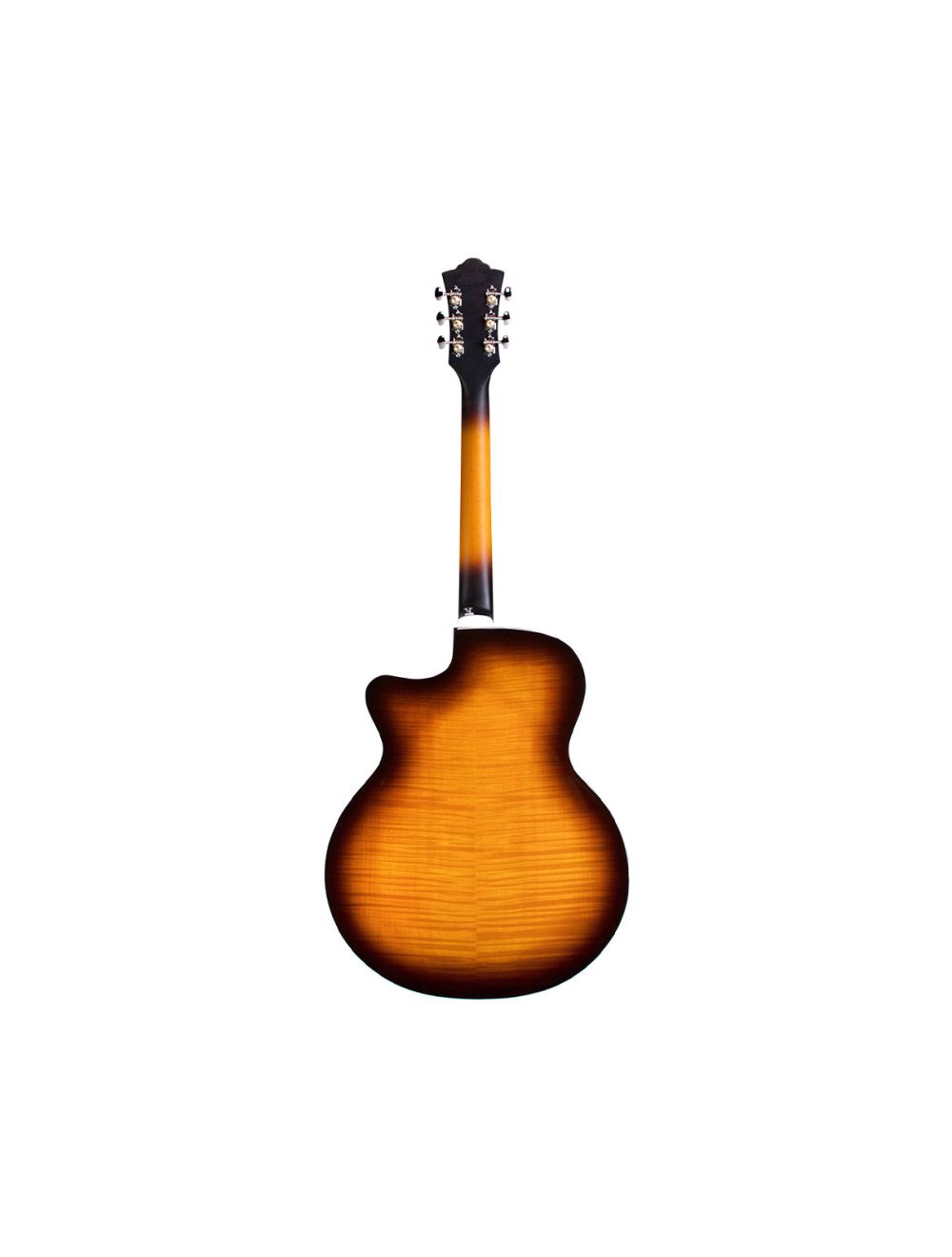 Guild F-250CE Deluxe Maple Jumbo Cutaway A/E Guitar - Antique Burst - B-Stock