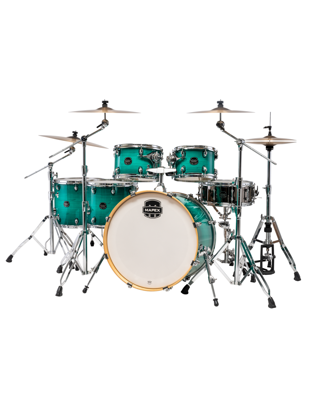 Mapex Armory Series Studioease 6-Pc Shell Pack Fast Toms - Jade Stone Burst
