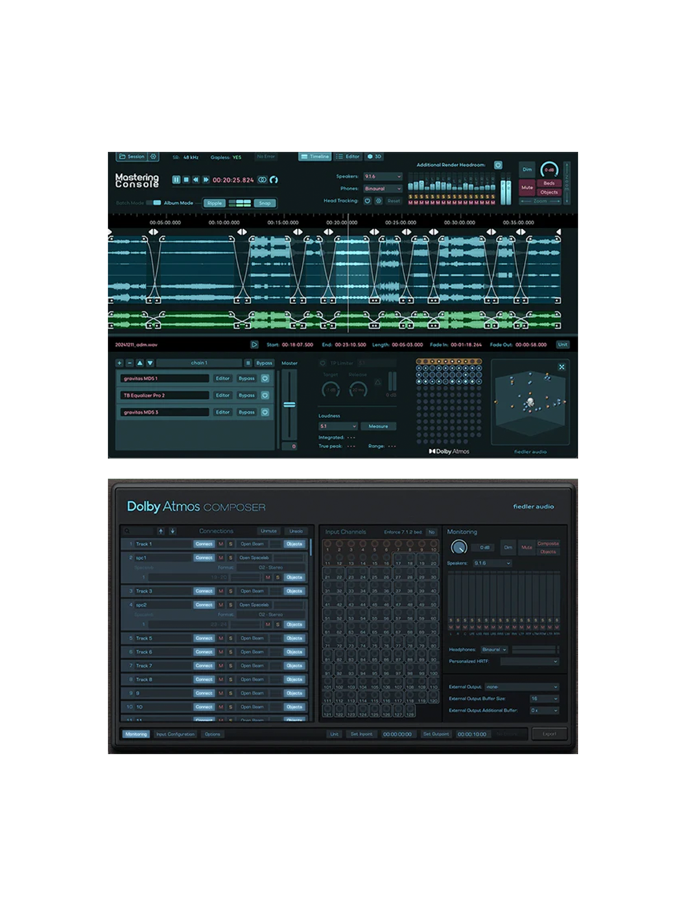 Fiedler Audio Dolby Atmos Production Essentials bundle
