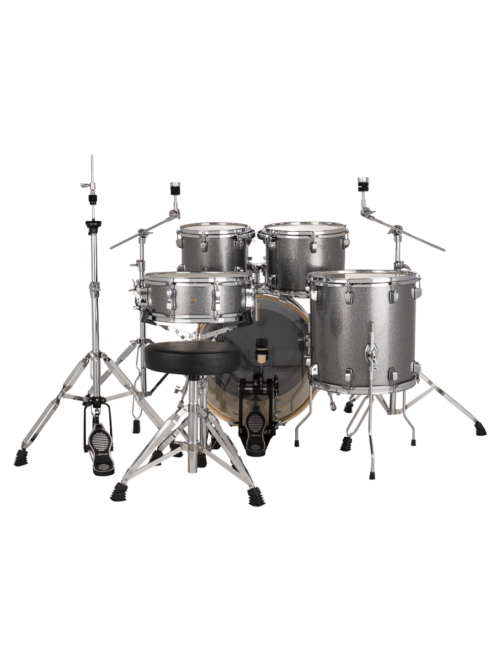 Ludwig Evolution 5-Piece Shell Pack w/20" Kick - Platinum Sparkle
