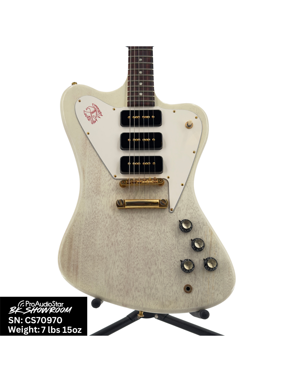 Used Gibson 2007 Custom Shop Non Reverse Firebird TV White w/ OHSC