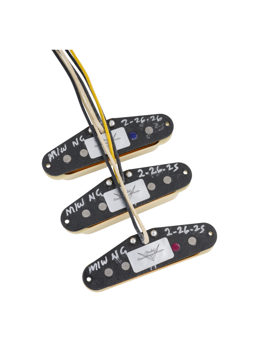 Used Fender Custom Shop Dual Mag II Stratocaster Pickup Set - Aged White