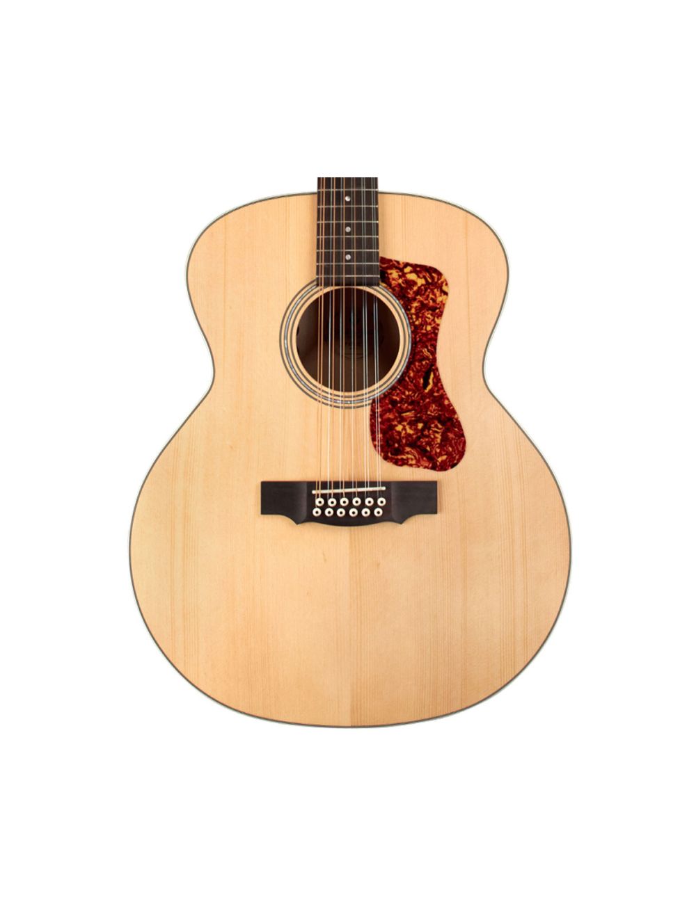 Guild F-2512E Maple Jumbo 12-String Acoustic/Electric Guitar - Blonde - B-Stock