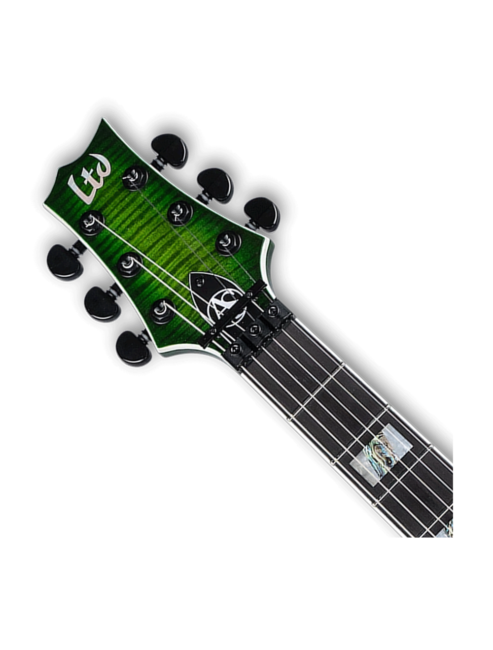 ESP LTD Alex Skolnick AS-1FR FM Electric Guitar - Lime Burst - B-Stock