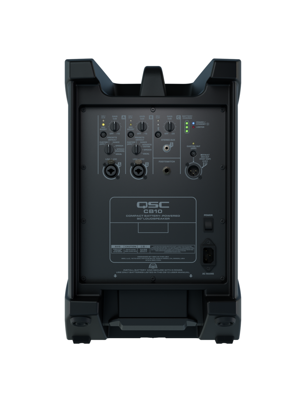 QSC CB10 Battery Powered Speaker