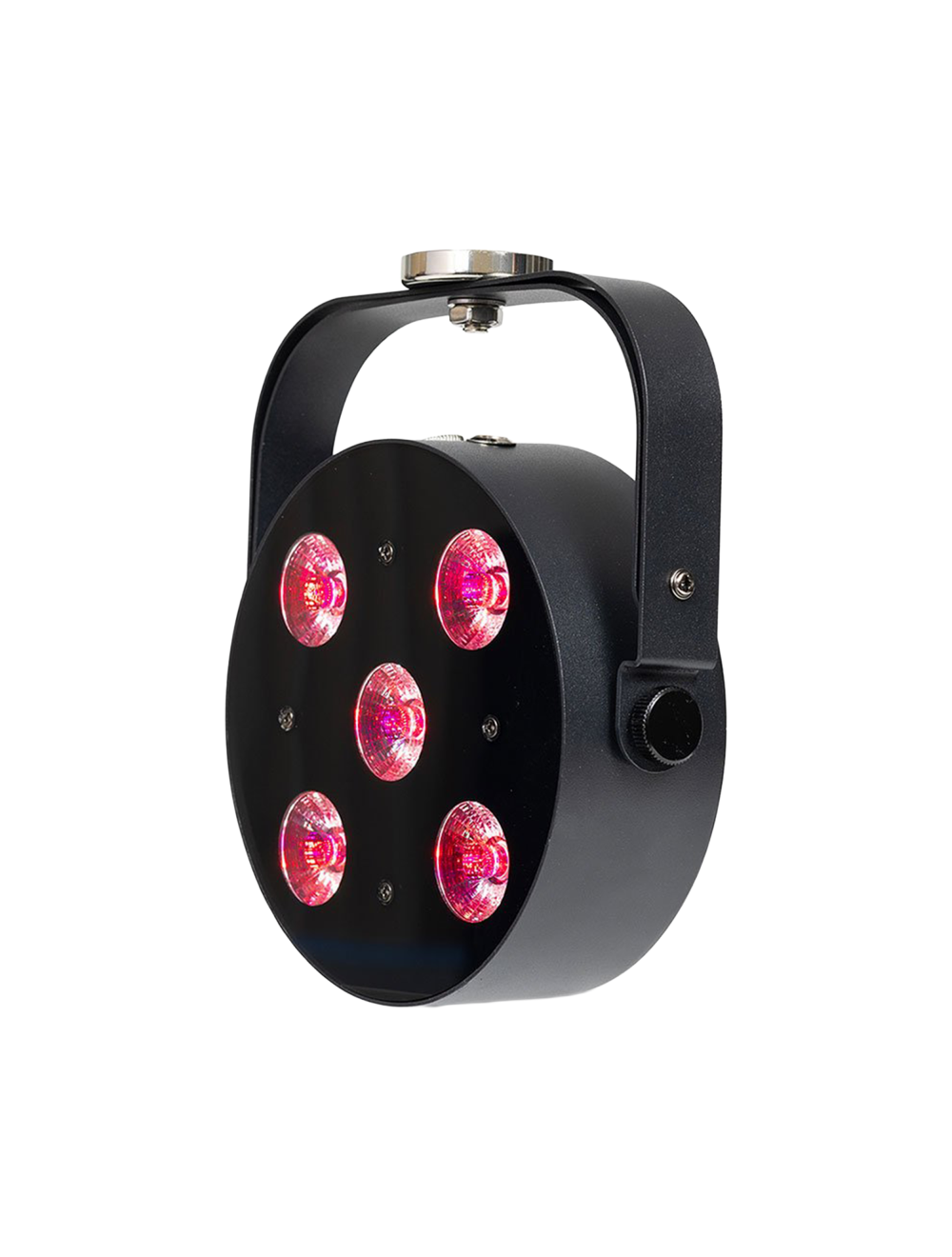 ColorKey MobilePar HEX 5 LED Par Light Bundle - 4-Pack w/ Carrying Bag