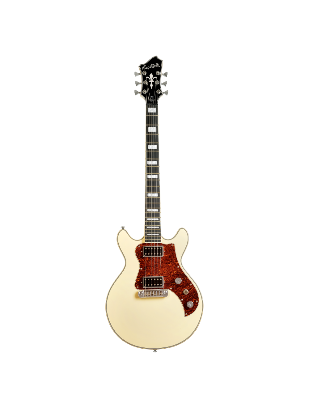 Hagstrom Megin Double Cut Electric Guitar - Creme