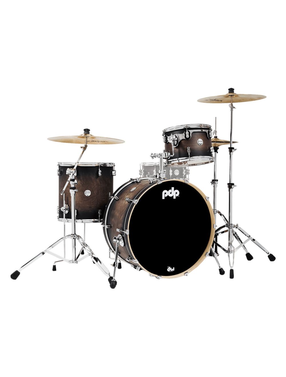 PDP Concept Maple 3-Piece Rock Shell Pack - Charcoal Burst