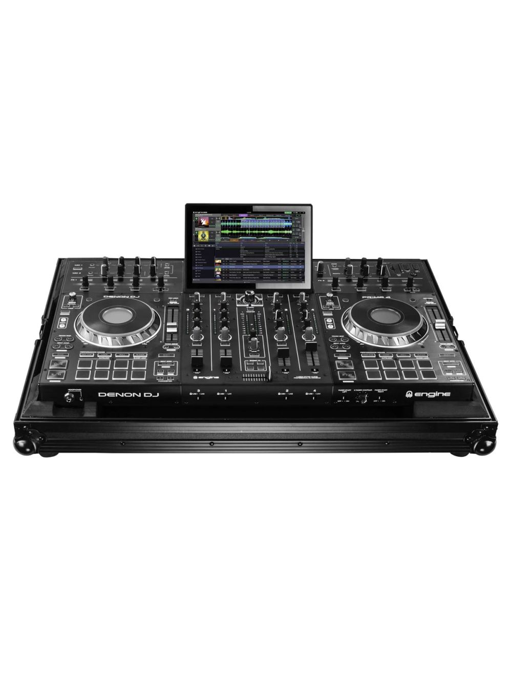 Odyssey FZDNPRIME4BL All Black Denon PRIME 4 Flight Case (Open Box)