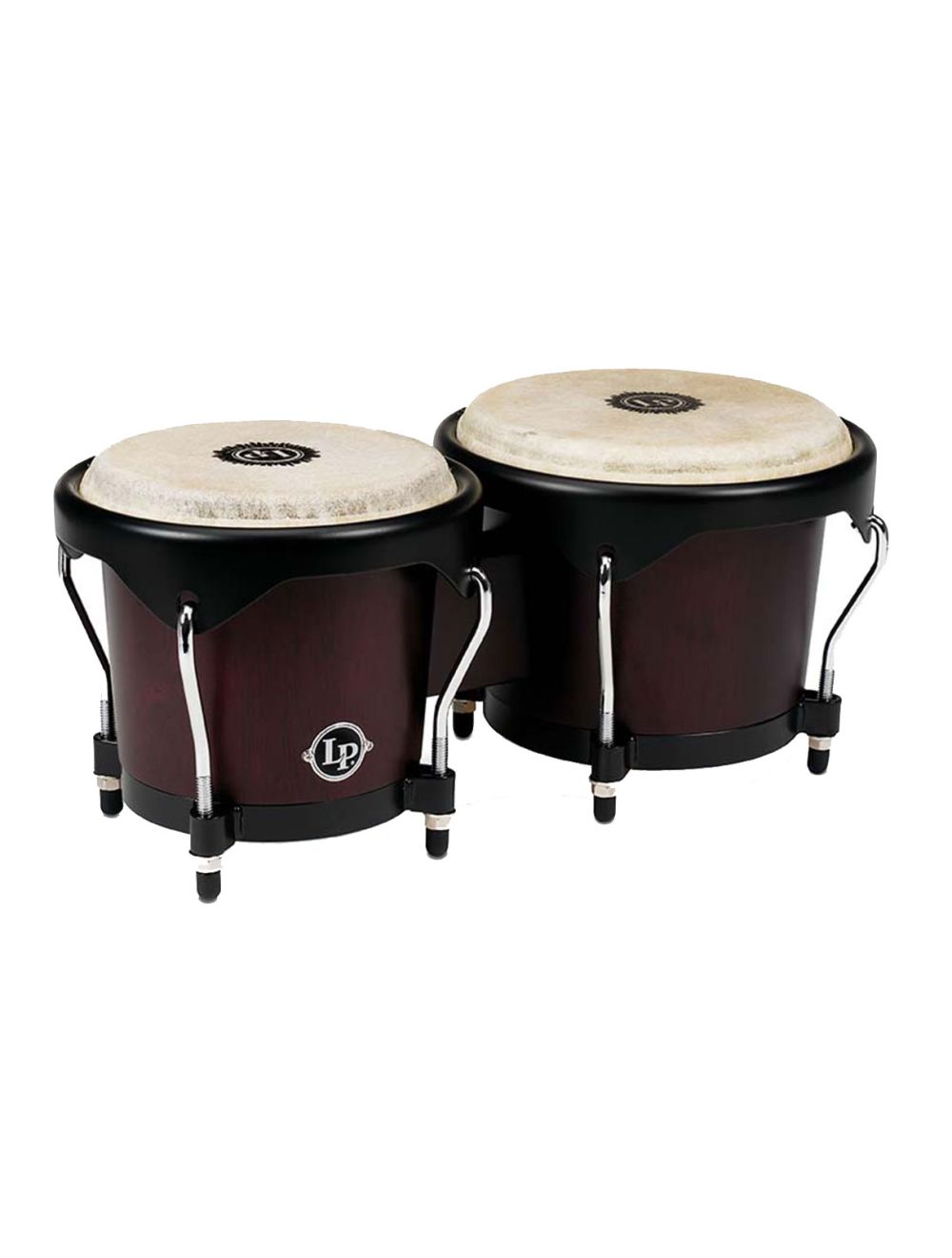 Latin Percussion City Series Wood Bongo - Dark Wood