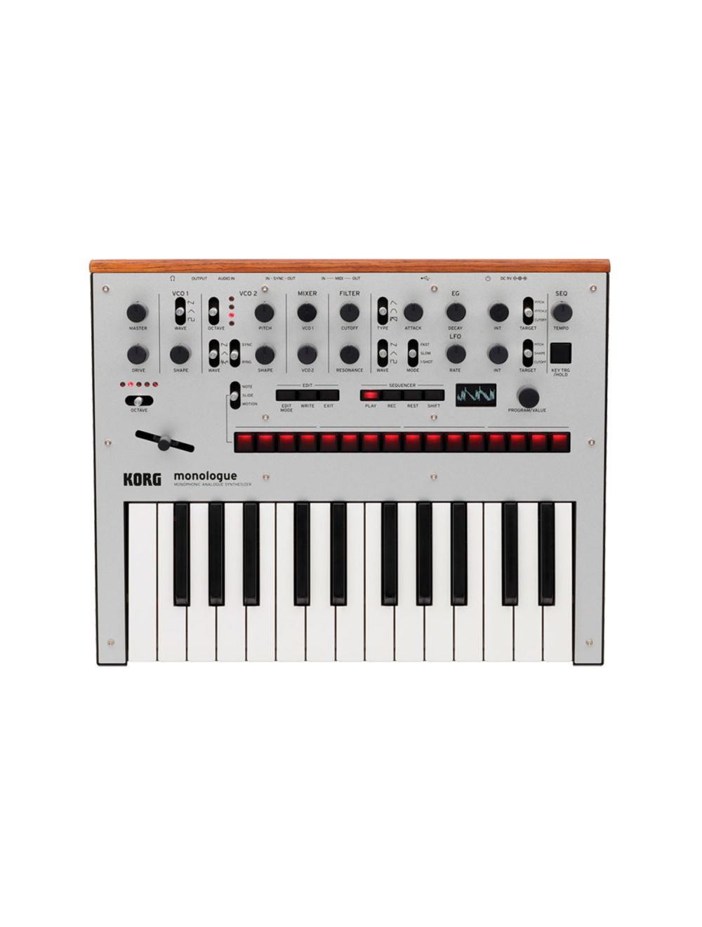 Korg Monologue 25-Key Monophonic Analog Synthesizer - Silver
