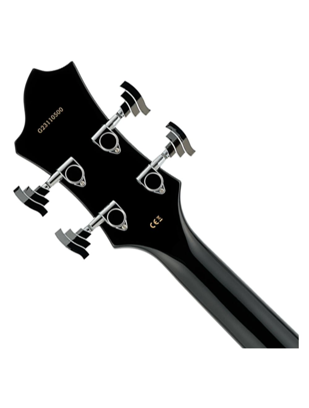 Hagstrom Nekromant 4 Single Cut Bass Guitar - Black Gloss