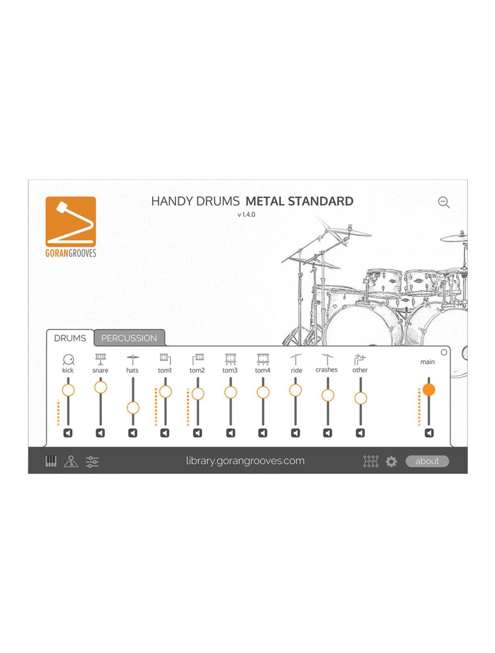 Goran Grooves Handy Drums- Metal Standard