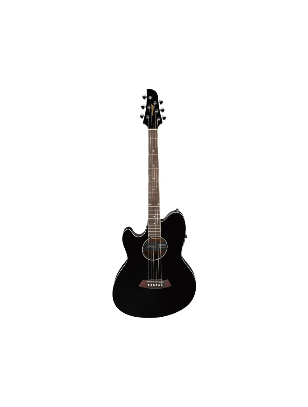 Ibanez TCY10LEBK Talman Left Handed A/E Guitar - Black High Gloss