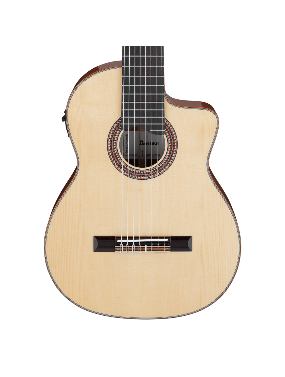 Ibanez GA3008CE 8-String A/E Nylon String Guitar w/Case - Natural High Gloss