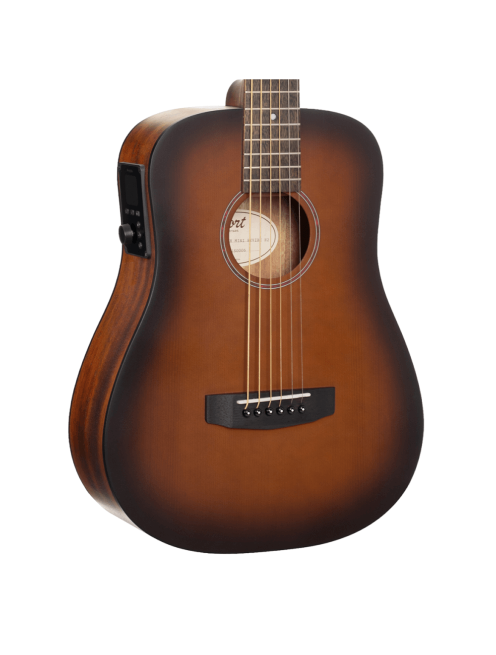 Cort Earth Go HyVibe Acoustic-Electric Guitar w/Bag - Burst