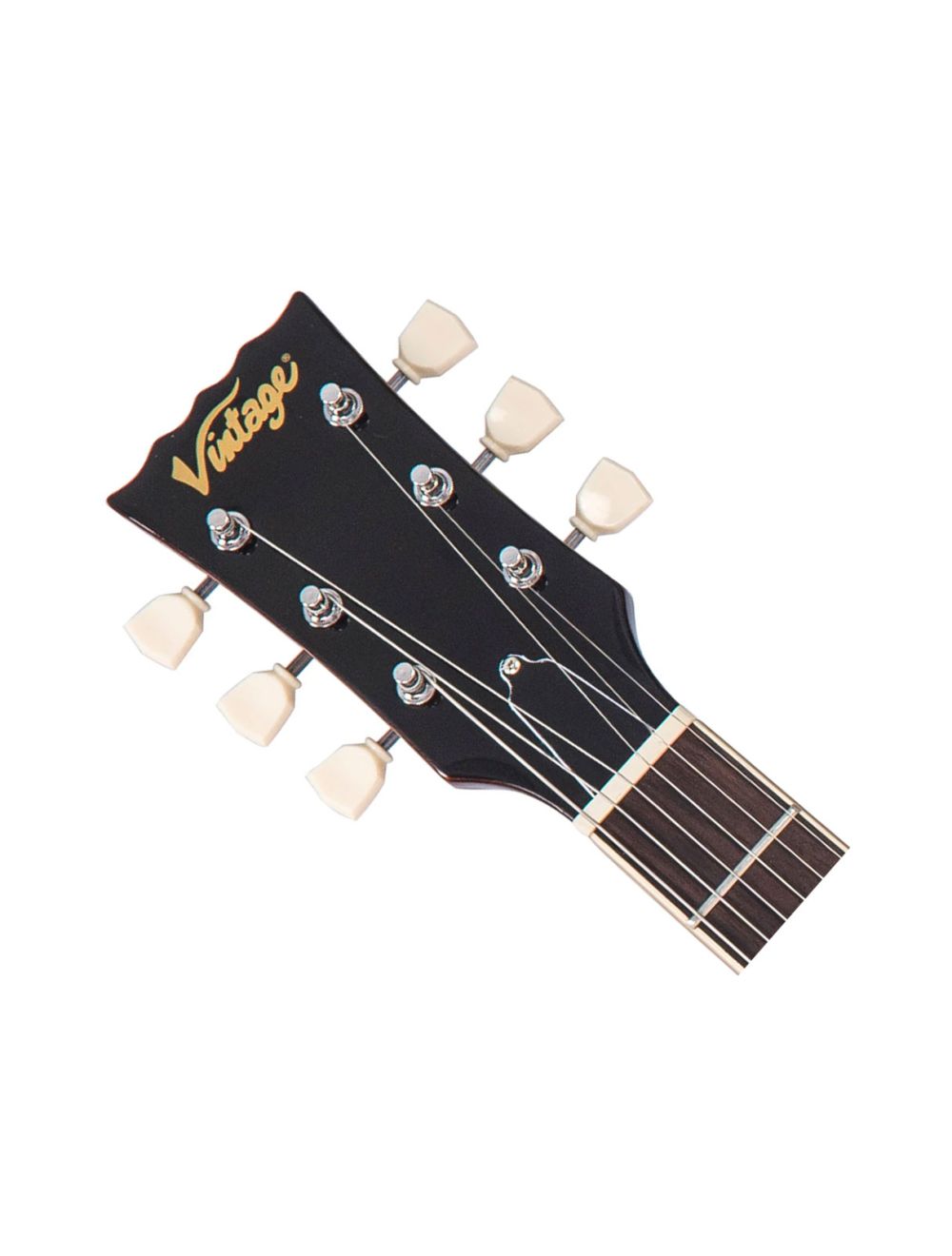 Vintage ReIssued Series V100 'Flame Top' w/ Bigsby - Flamed Amber - Open Box