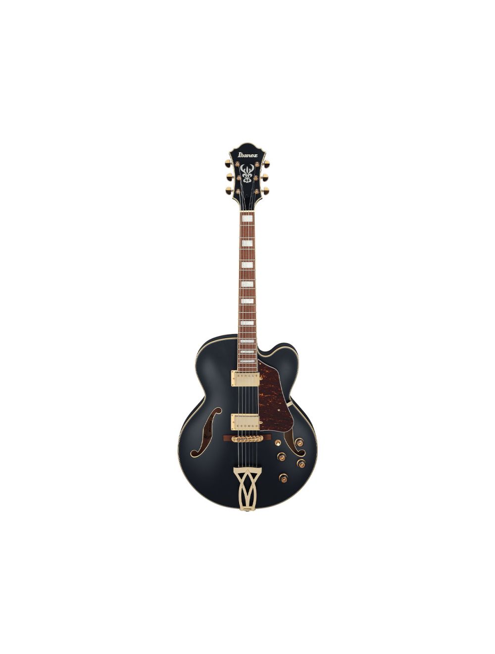 Ibanez AF75G-BKF Artcore Hollowbody Electric Guitar - Black Flat