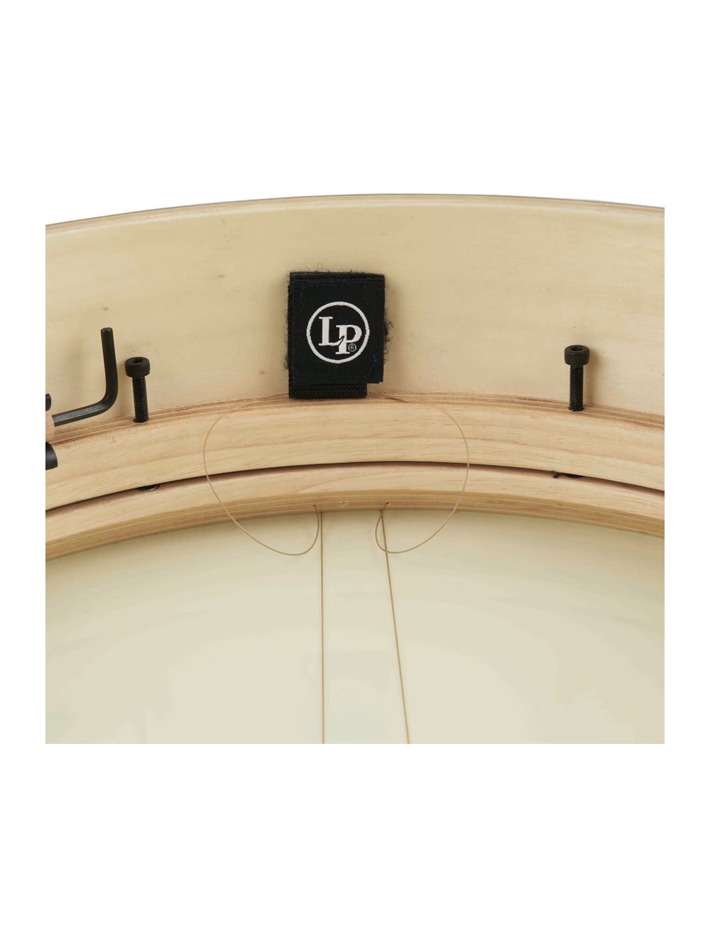 Open Box Latin Percussion 14" x 4" Tunable Bendir Frame Drum - Black Fade