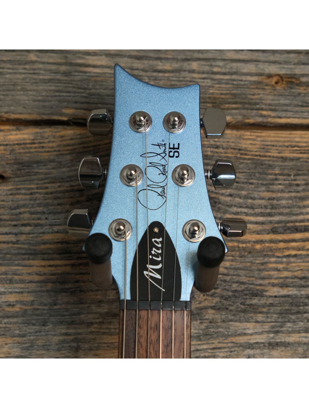 Used PRS SE Mira Electric Guitar - Frost Blue w/Case