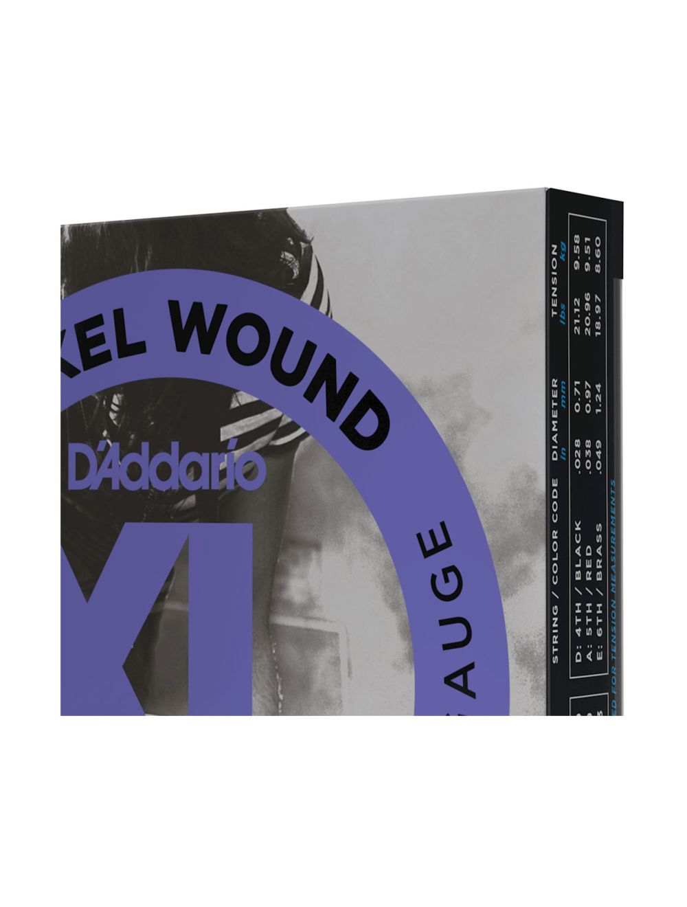 D'Addario EXL115-3D XL Nickel Electric Guitar Strings 3-Pack - 11-49 Gauge - Open Box