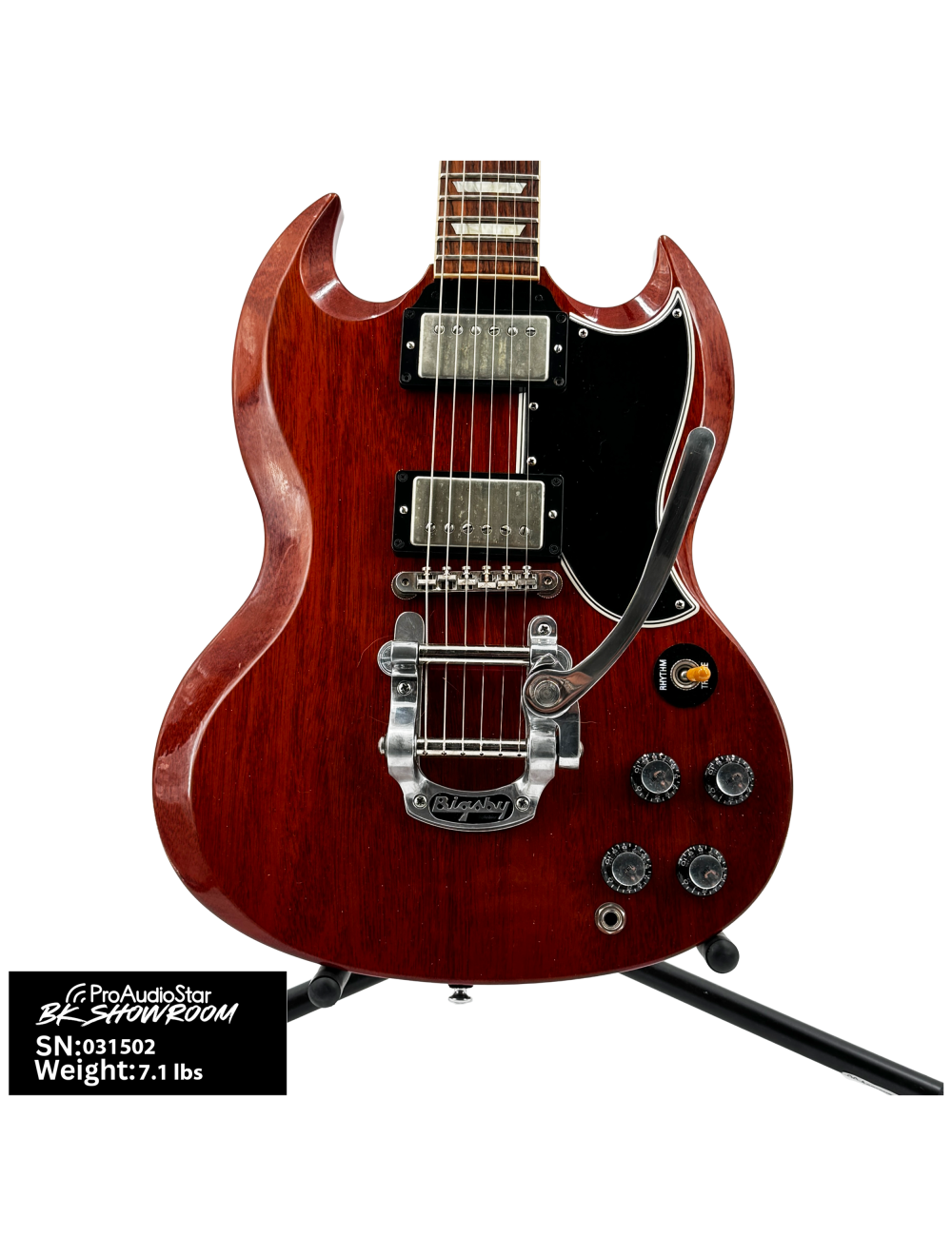 Used Gibson Custom Shop '61 Reissue SG Standard w/Bigsby - Heritage Cherry
