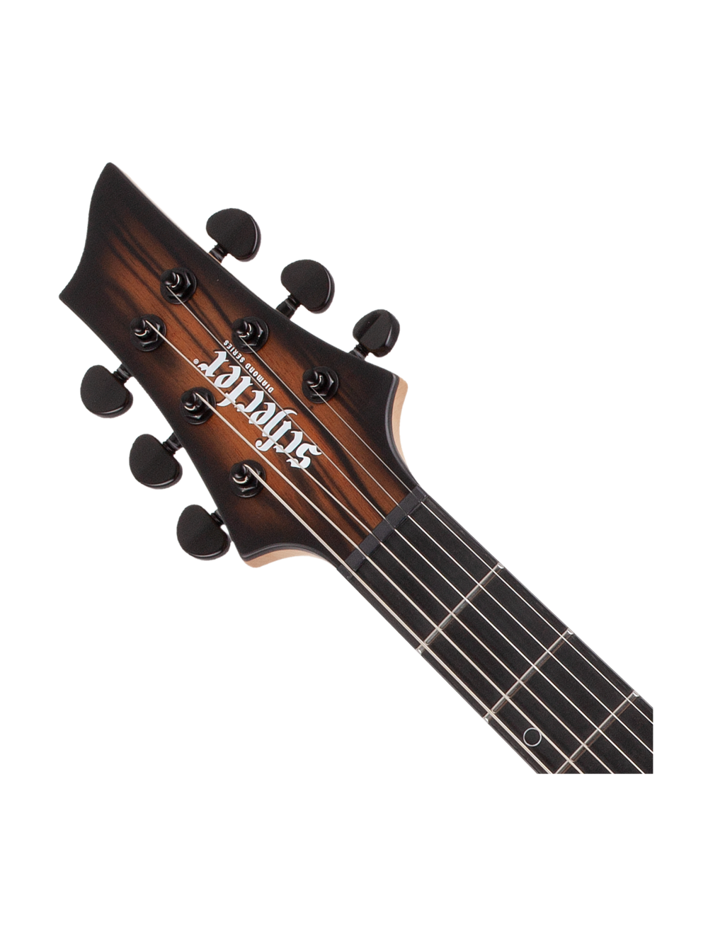 Schecter C-1 Pale Moon Electric Guitar - Natural Satin w/Black Burst