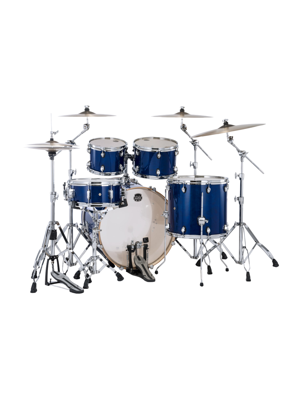 Mapex Mars Maple Rock 5-Piece Shell Pack w/22" Kick & Snare - Midnight Blue
