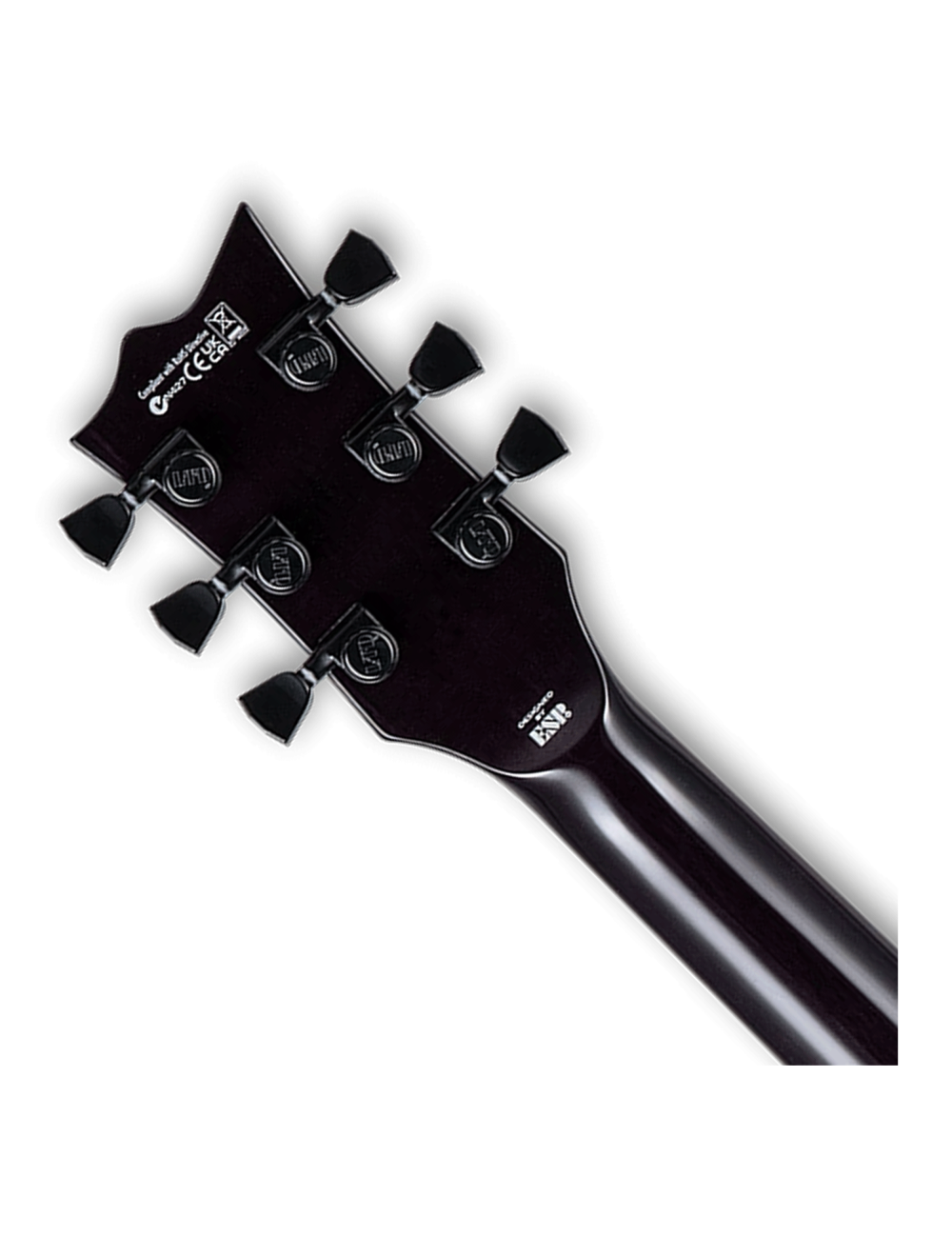 ESP LTD EC-1000 QM Left Handed - See Thru Purple Sunburst