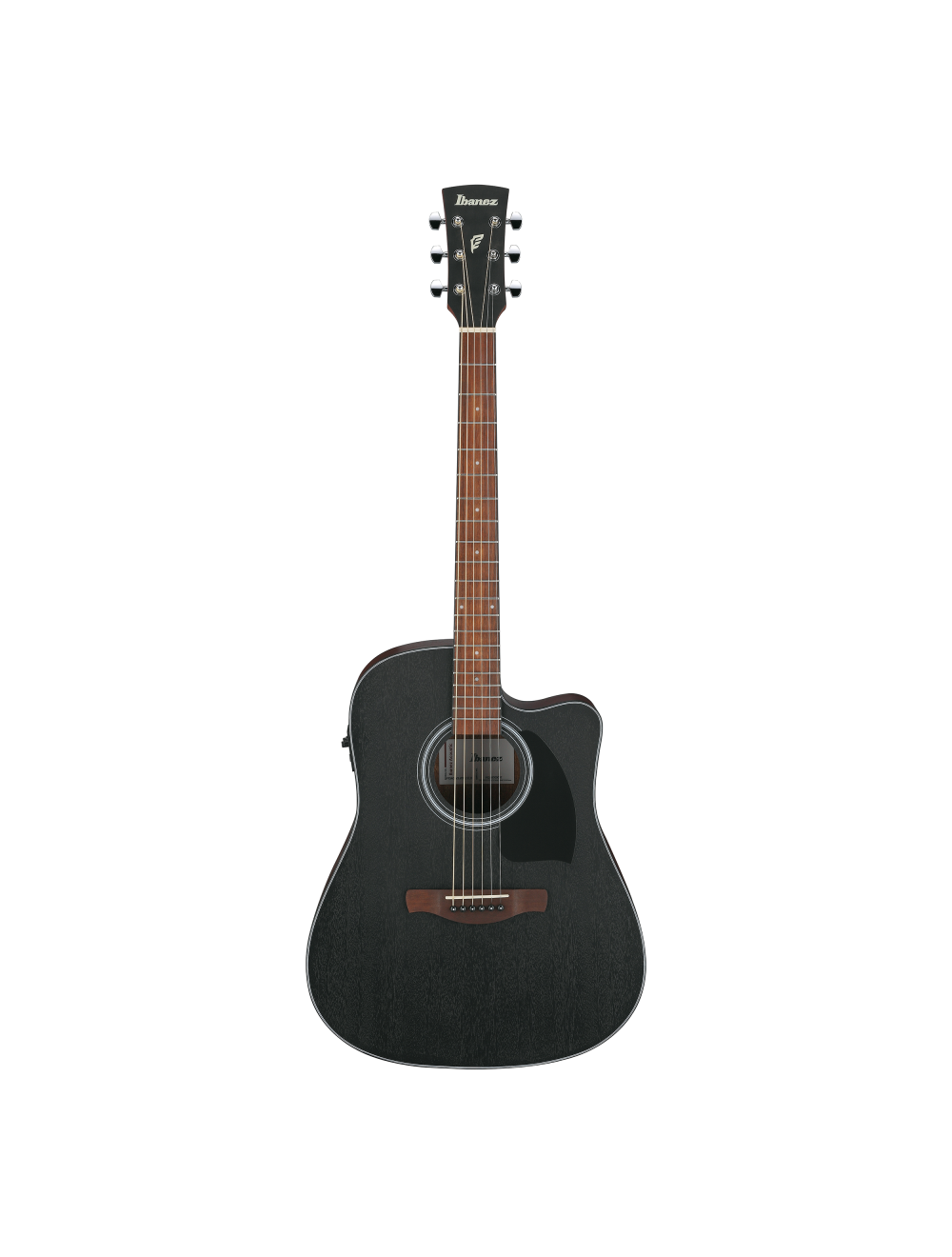 Ibanez PF54CE Cutaway Dreadnought A/E Guitar - Weathered Black