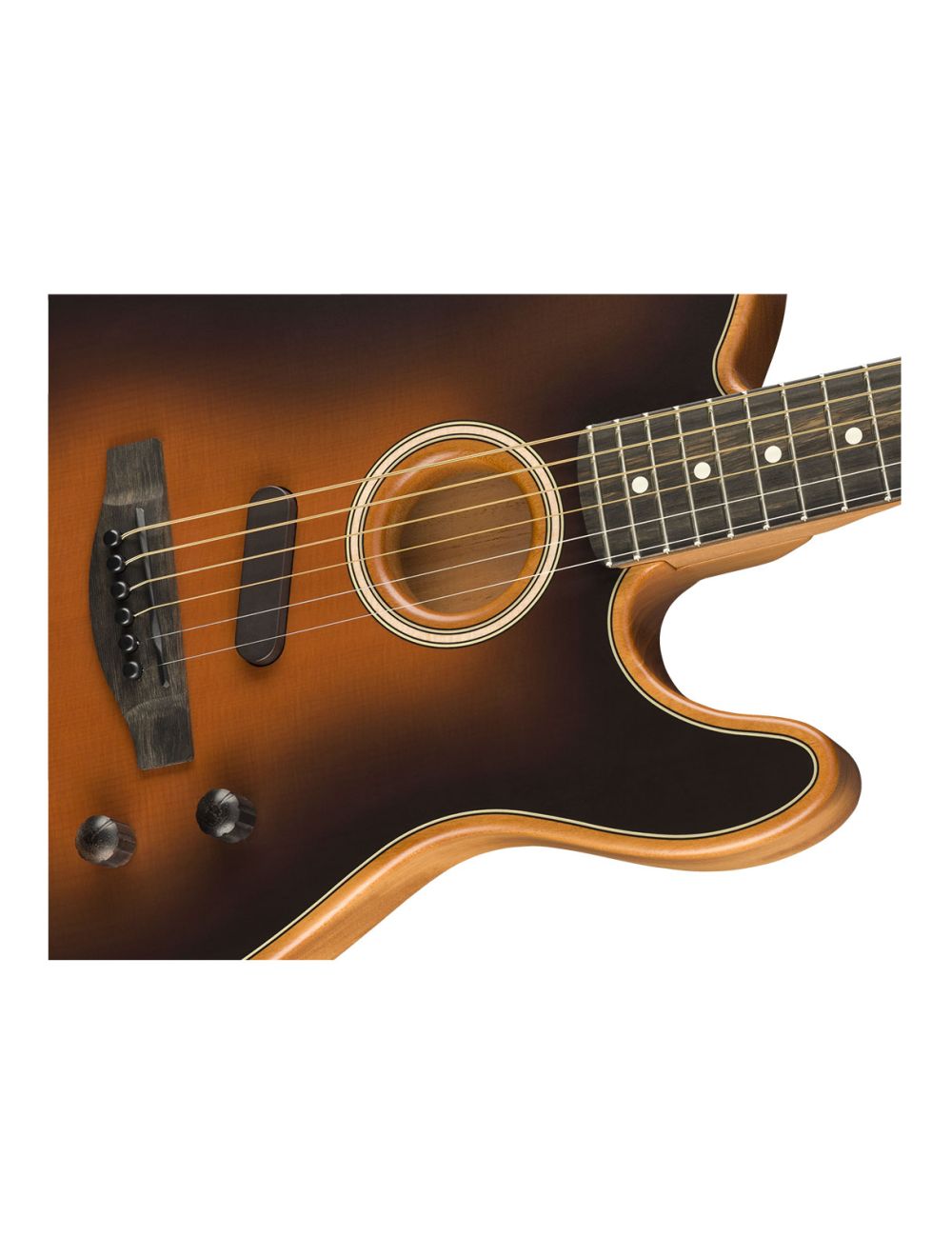 Fender American Acoustasonic Telecaster - Sunburst w/ Ebony FB