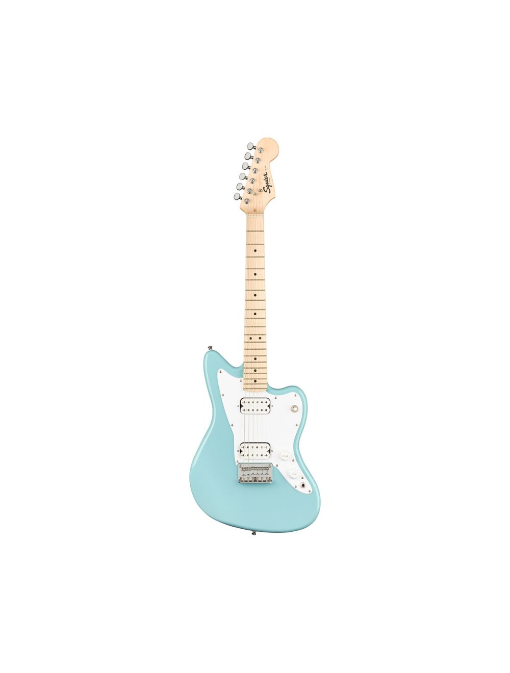 Used Squier Mini Jazzmaster HH - Daphne Blue w/ Maple FB