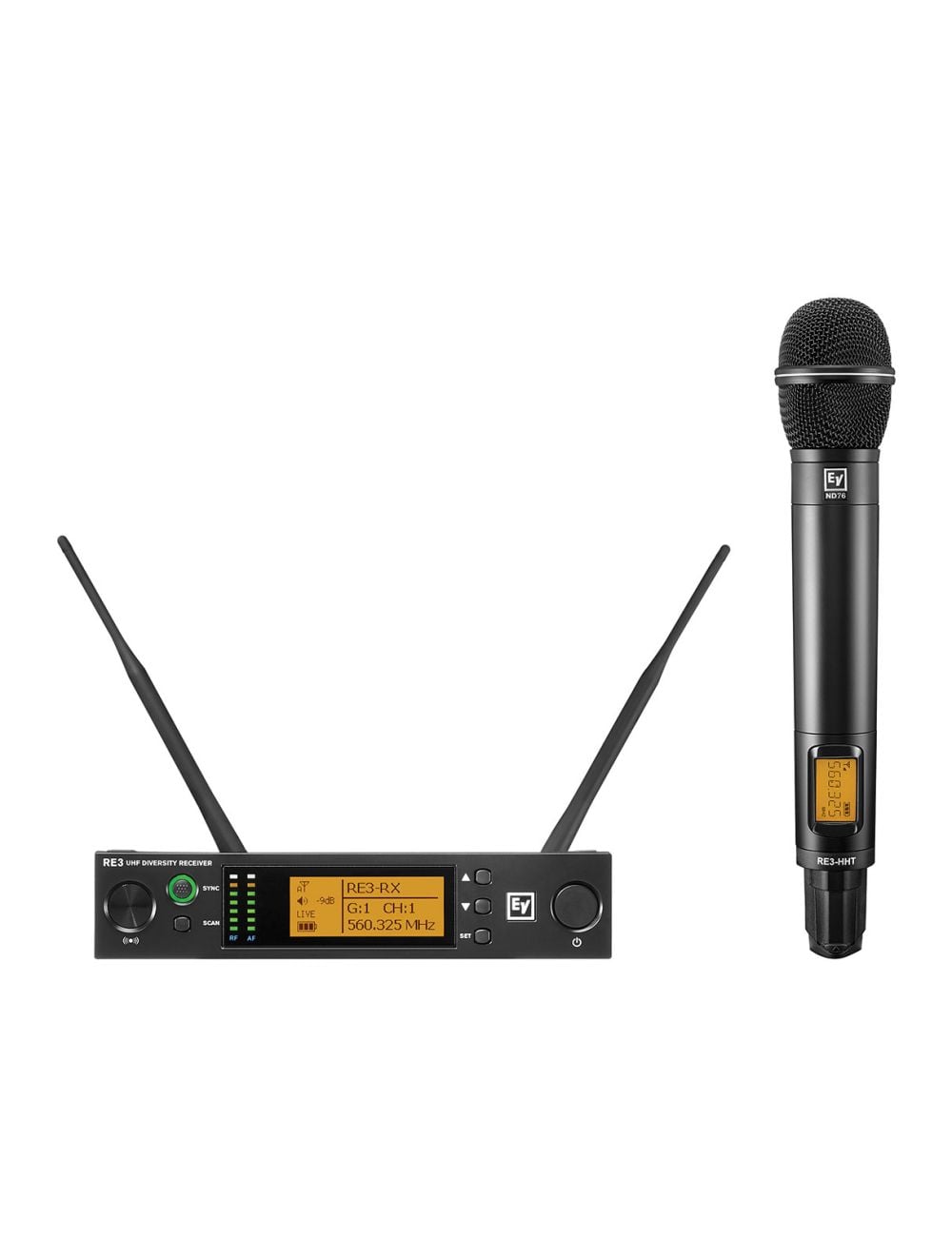 Electro-Voice RE3-ND76 (Band 5H) Wireless Microphone Set