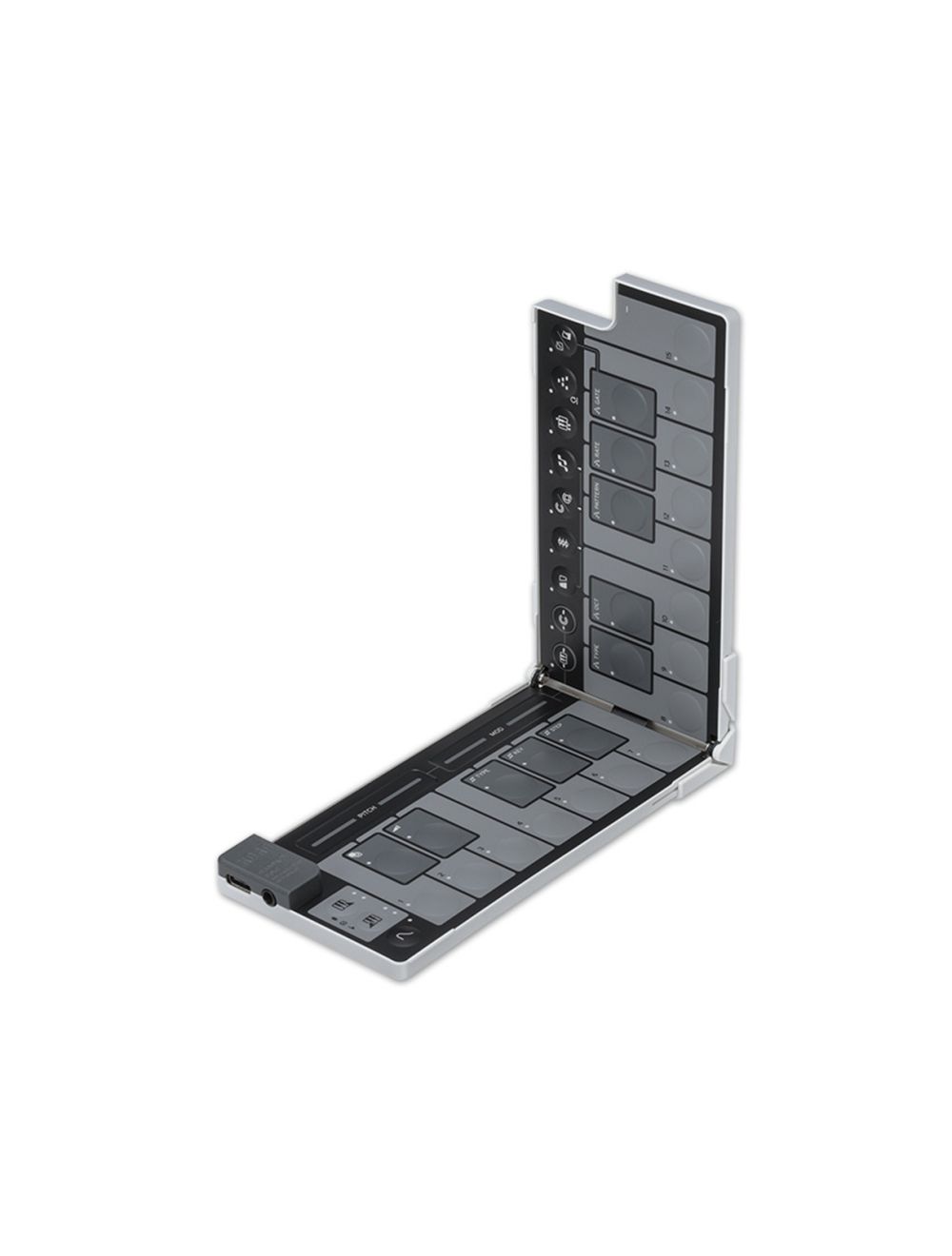 Korg nanoKEY Fold Foldable MIDI Keyboard - White