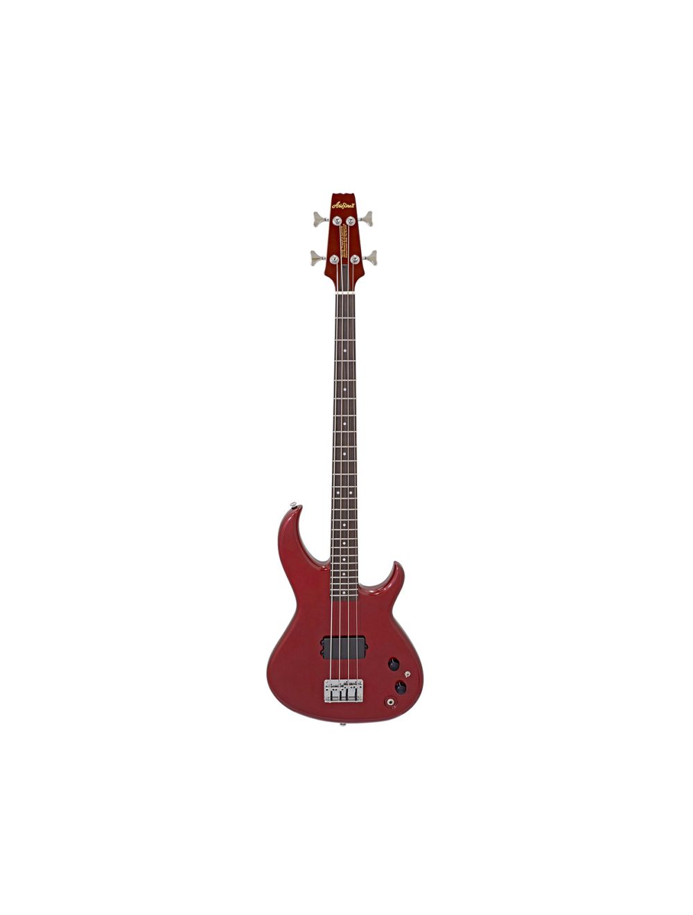 Aria Pro II SB-ONE 4-String Bass Guitar - Candy Apple Red