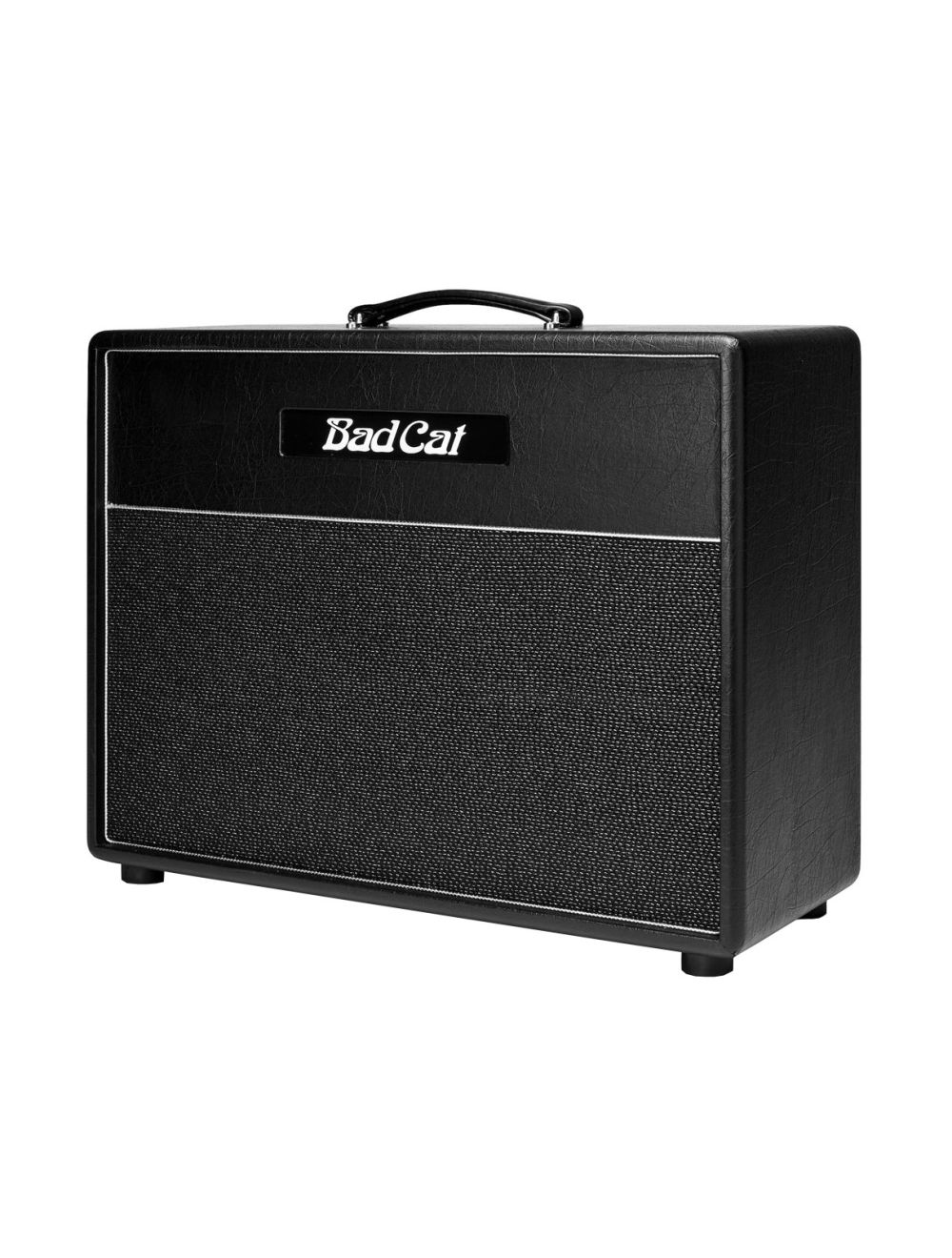 Bad Cat Hot Cat 1x12 Extension Cabinet - Silver Speckled Grille w/Silver Piping