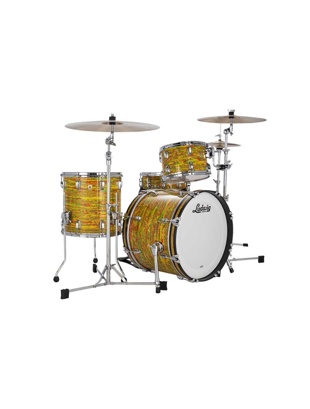 Ludwig 20" Classic Maple Downbeat - Citrus Mod
