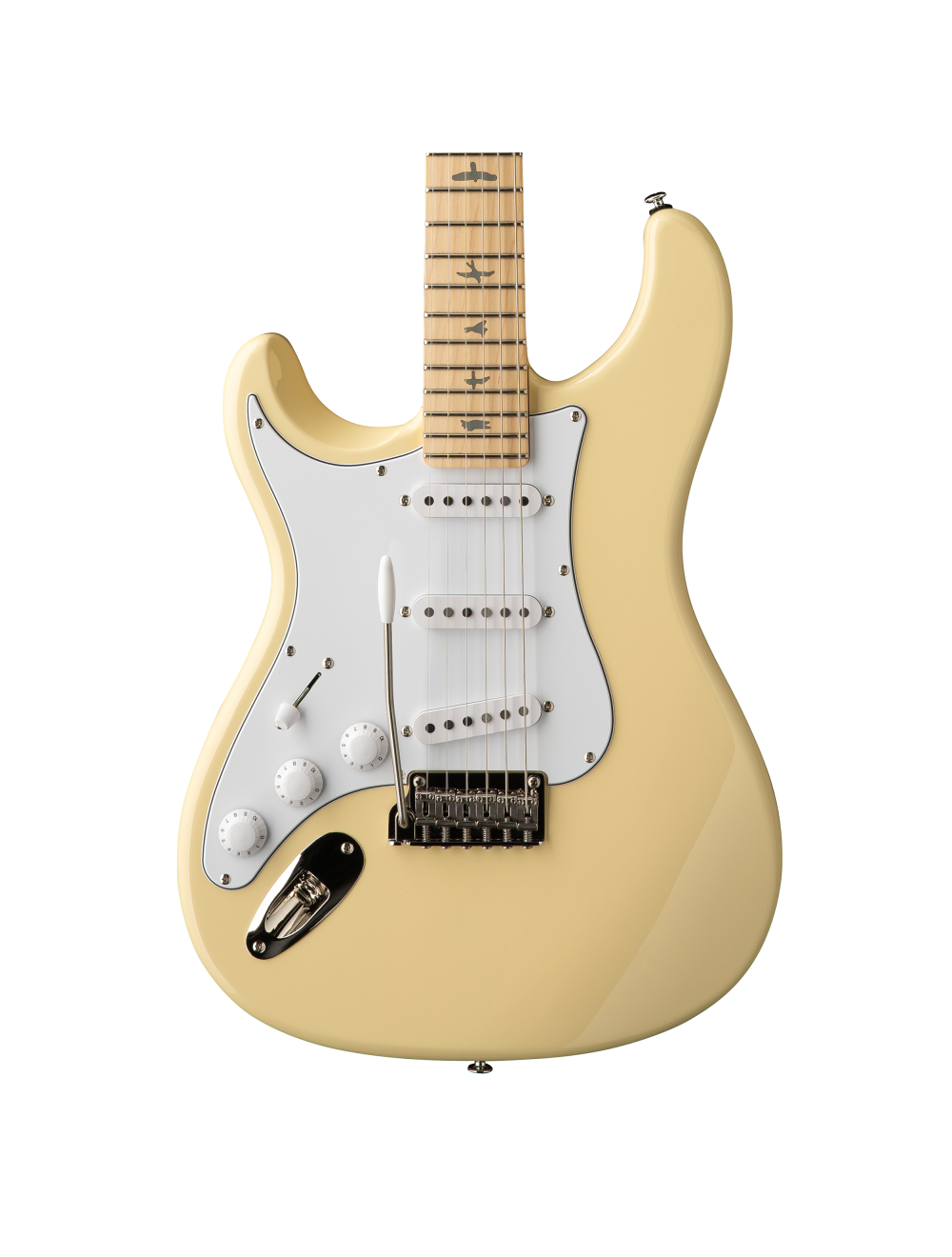 PRS SE Silver Sky Left-Handed Electric Guitar - Moon White w/Maple FB - Open Box