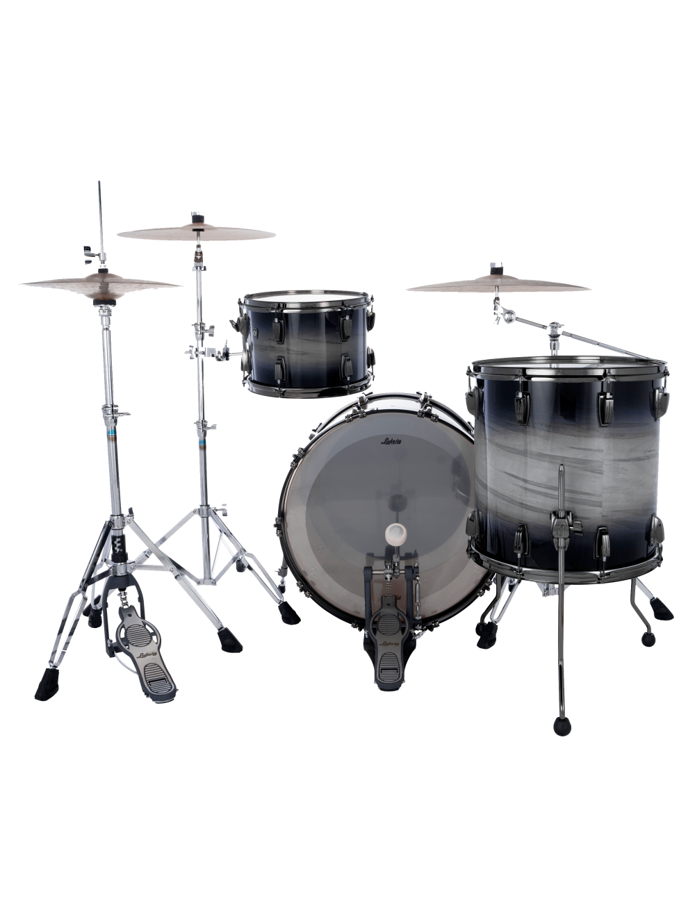 Ludwig Ambrosia Maple Exotic Fab 3-Pc Shell Pack w/22" Kick - Nocturne Burst