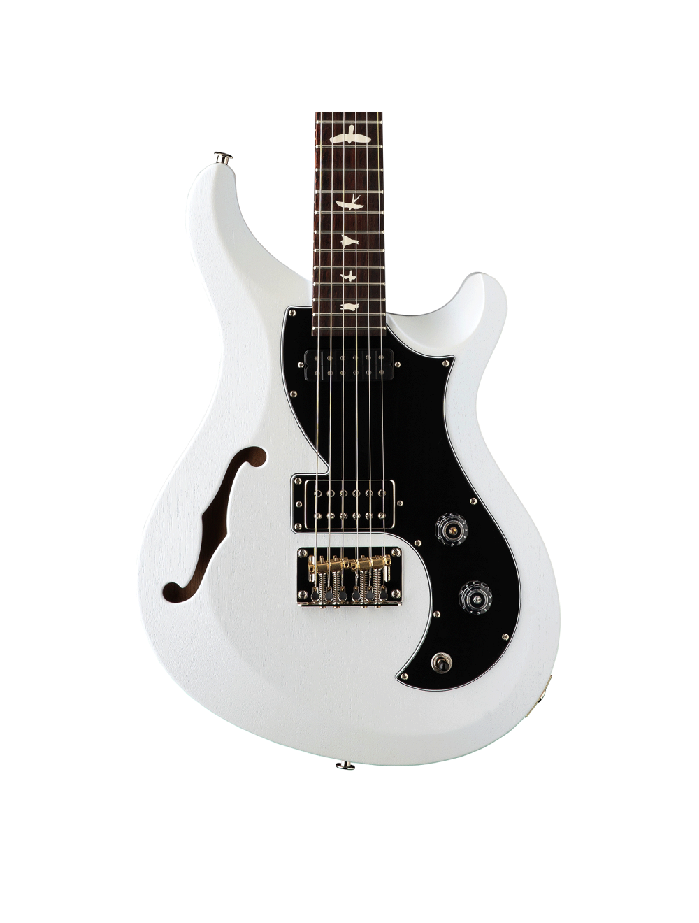 PRS S2 Vela Semi Hollow Satin Electric Guitar - Pearl White