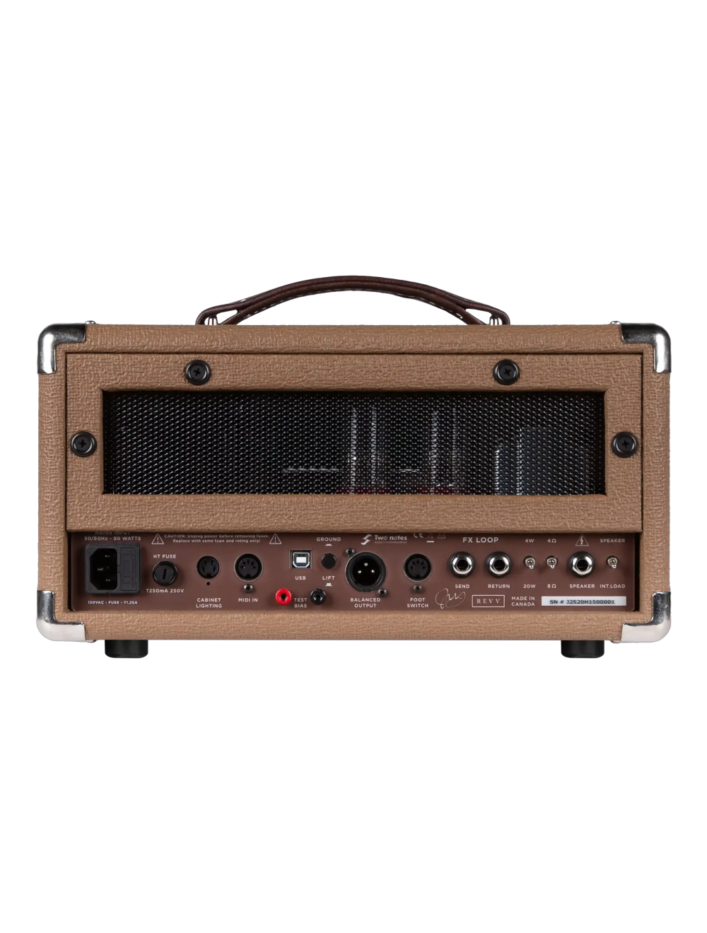 Revv Amplification D20 Joey Landreth Edition Tube Amplifier Head - Brown Face
