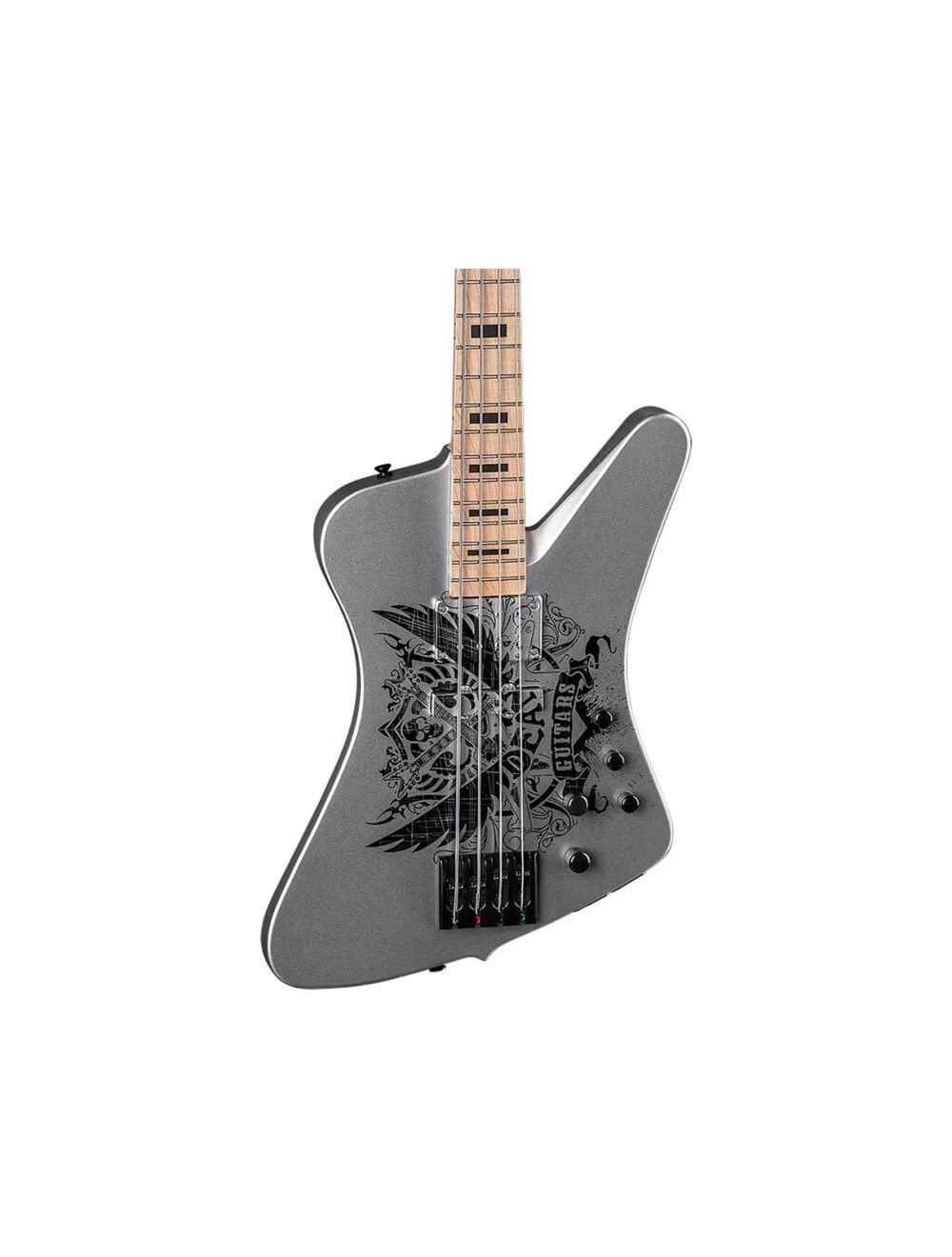 Dean USA Elliott Rubinson Hybrid Bass - Metallic Silver - Open Box