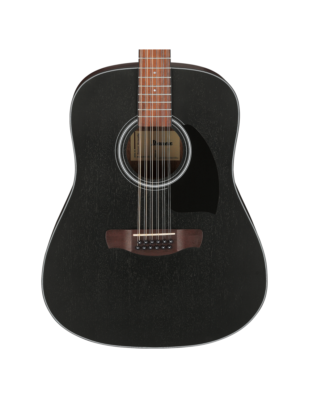 Ibanez PF5412 12-String Acoustic-Electric Guitar - Weathered Black
