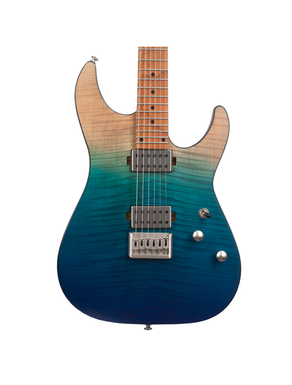 Schecter C-1 Standard Plus Electric Guitar - Blue Fade - Open Box