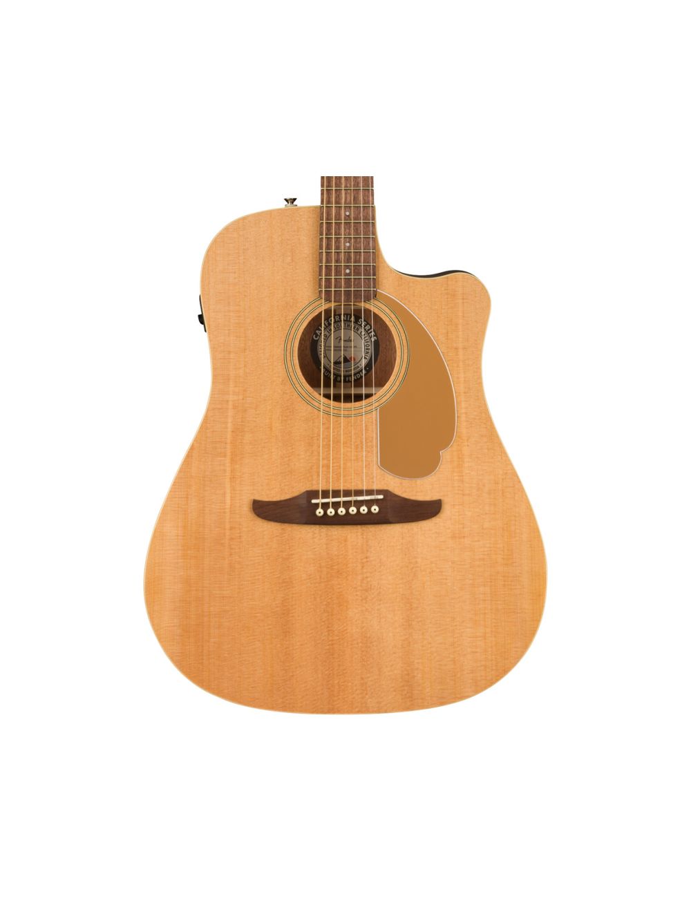 Fender Redondo Player Acoustic/Electric Guitar - Natural w/ Walnut FB