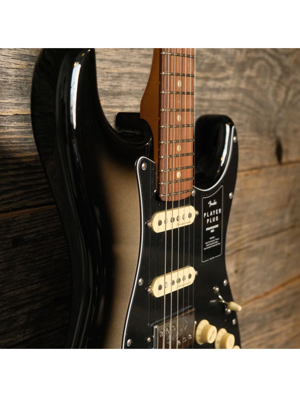 Used Fender Player Plus Stratocaster HSS - Silverburst w/Case